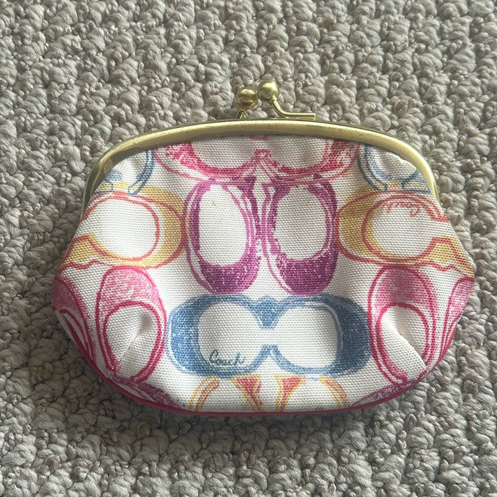 Coach coin bag